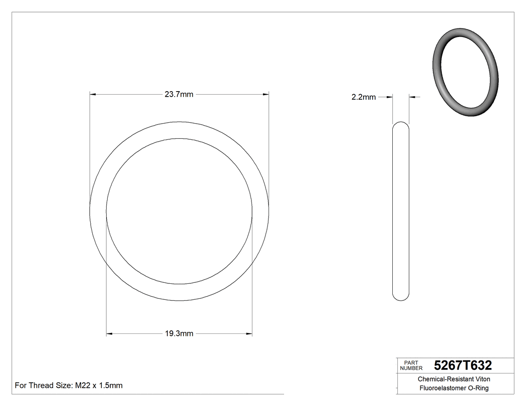 Technical drawing - 5267T631